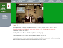 Tablet Screenshot of northlakeumc.org